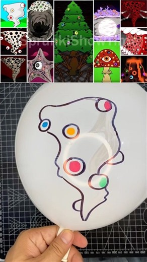 I made Sprunki OC TRYPOPHOBIA MONSTER TREE out of Balloon​⁠​​⁠​⁠ ​⁠​⁠​​⁠​⁠​​#sprunki #diyballoon