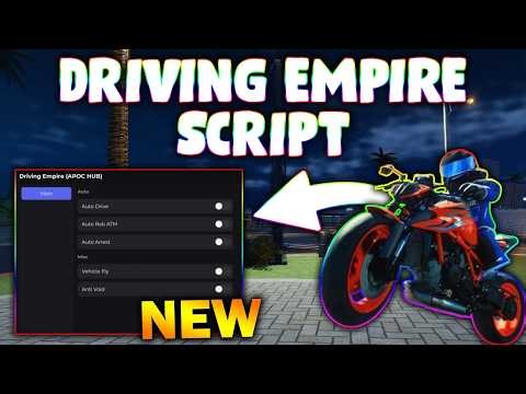 *NEW* Driving Empire Script (PASTEBIN 2026) (AUTO ROB , AUTO JOB FARM , TELEPORT , STICK/FOLLOW )