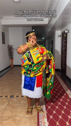MIGHTY on Instagram: "My mother and I love our Ashanti culture.#fyp #foryou #funny #viral #viralvideos"
