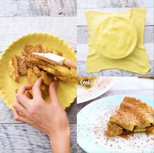 167K views · 2.2K reactions | Flaky layers of dough encase a sweet, sticky apple filling <3 You'll fall in love. | Cookist Wow | Facebook