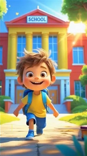 Get Ready for School🎒 | Cute Morning Routine Rhyme for Kids 🌞#nurseryschool #kids #nurseryrhymes