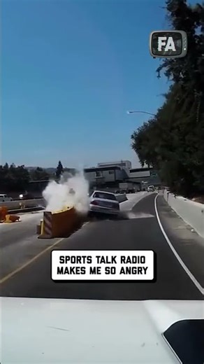 Bad Driver Tries To Pass Truck And Crashes