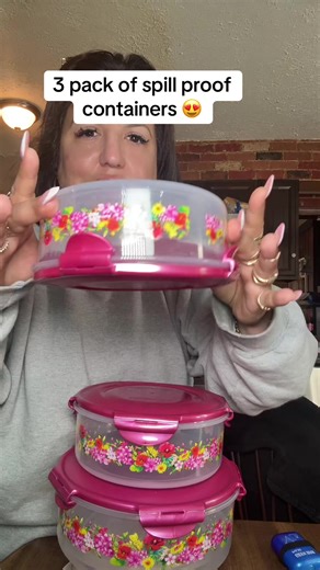 The ultimate containers! No spills, easy storage and adorable! @QVC, Inc #tiktokshopstockup #storagecontainers #potluck #bowls #lockandlock