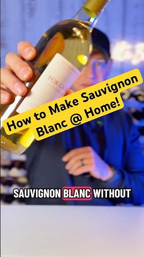 How to Make Sauvignon Blanc @ Home! 🍷 🍇 #winetipsandtricks #howtomakewine #winey