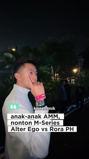 keseruan anak-anak AMM nonton M-series😱