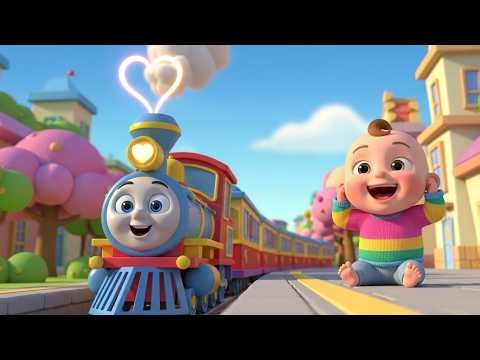 Zoom Zoom Baby Train 🚂 | Fun Train Song for Kids | Toddler Train Rhyme | Learning Vehicles Song