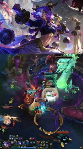 All falls down! | Yunara Highlights. #leagueoflegendsclips #leagueoflegends #gaming #shorts #chsnone