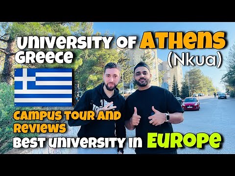 University of Athens Campus Tour & Students Review NKUA 🇬🇷 #greece #rafayuk #internationalstudents