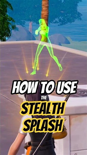 How to Use the STEALTH SPLASH - Fortnite Blitz #zerobuild