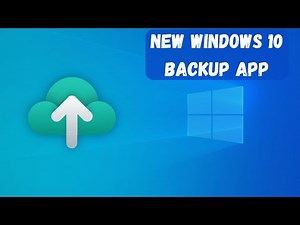 New Windows 10 Backup App