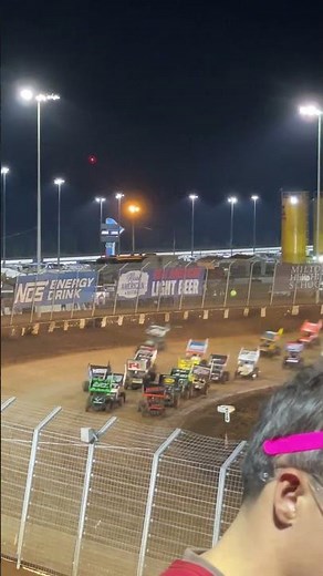 Kerry Madsen Gets Into Donny Schatz and Rolls Over | World of Outlaws Sprint Cars Charlotte