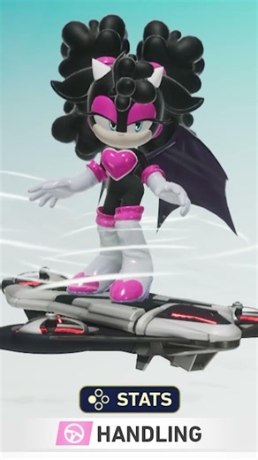 Anti Lanolin the Sheep in Rouge Outfit in Sonic Racing Crossworlds Mod #lanolin #sonicracing #cross