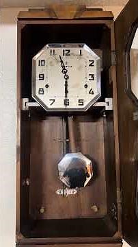Vedette vintage pendulum clock with Westminster and Frere-Jacques chimes