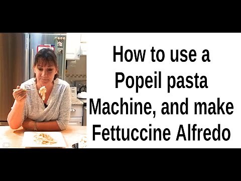 How to make REAL Italian Pasta using a Popeil Pasta Machine