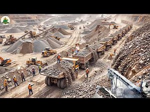 The Super Giant Quarry Mining – A Two Day Journey From Solid Rock to Cities