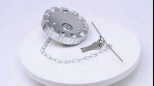 11-04859-100 Truck Fuel Tank Locking Gas Cap 4In Lever Style Compatible With 1972-2017 Peterbilt Semi Trucks Locking Diesel Fuel Cap. Replaces# 11-04859-200, 572.1015, 600212, 11-04859-100