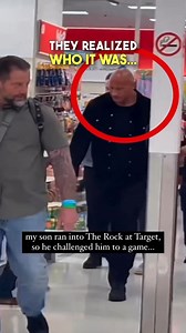 They found 'The Rock' in Target 🤯 🎥 (Liam hicks via ViralHog) #therock #dwaynejohnson #dwaynetherockjohnson #target #groceryshopping | Brennan Rogers