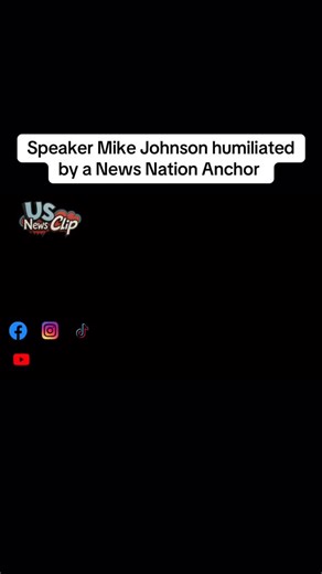 Speaker Mike Johnson humiliated by a News Nation Anchor #USNewsClip #mikejohnston #newsnation #GovernmentShutdown #Shutdown2025 | US News Clip