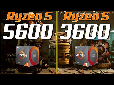 Ryzen 5 5600 vs. Ryzen 5 3600 - Gaming Test
