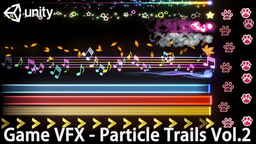 Unity Game VFX - Particle Trails Collection Vol.2 by Eric Wang_Unity VFX Artist