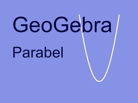 GeoGebra: Parabel (mit verstellbaren Variablen)