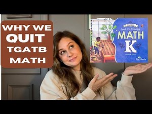 Why We Quit The Good and the Beautiful Kindergarten math | FULL FLIP THROUGH + Honest Review