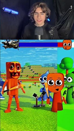 Minecraft Brainrot vs Sprunki Rap Battle