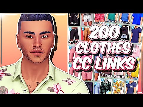 The Sims 4 | MAXIS MATCH MALE CLOTHES COLLECTION | Custom Content Showcase + Links