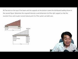 Reduction of a Simple Distributed Loading. Engineering STATICS Ch.4 Force System Resultants ต.90[11]