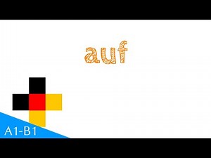 Learn German: auf + 10 phrases + Translation in the subtitles