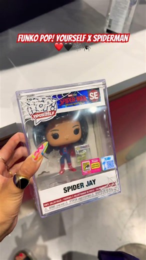 Did you get to Spidey Pop! Yourself at the Funko booth at SDCC? 😍🕸️🕷️❤️
