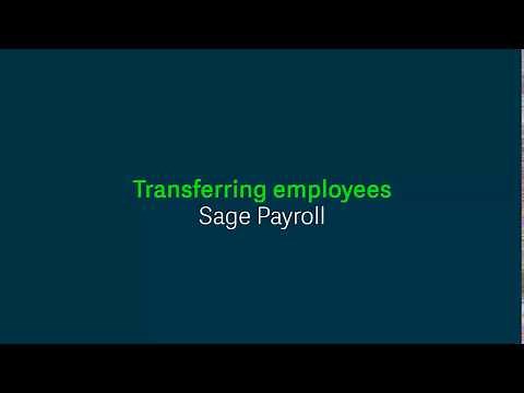 Sage Payroll (Micropay) - Transferring employees
