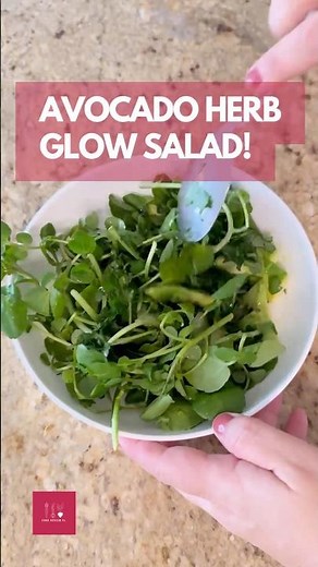 HERB + AVOCADO SALAD 🥑🌿 (So Fresh It’s ADDICTING!)