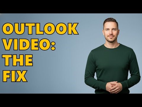 How Do You Embed A Video In Outlook Email?