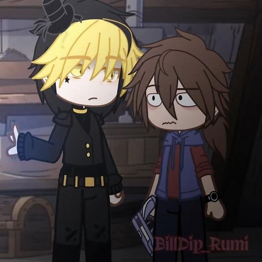 Don't think dipper liked bill new look 👀 #dipperpines #gravityfalls #billdip #dipper