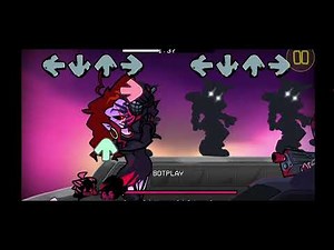 Friday night funkin, week 4 corrupted, Evil mode, fnf psych engine port, fanchart