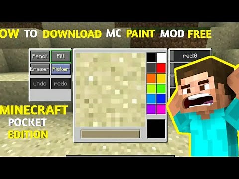 How to download Mc Paint Mod For Minecraft Pe||Like @Anshubhist and @IMBixu||#viral#minecraftmod