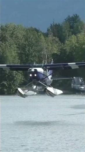 Ellison Air Cessna 206 Taking off west at Lake Hood