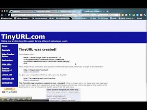 How to Use Tiny URL