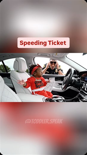 Toddler Speaks 🎤 on Instagram: "It’s all my mam fault cause I had to speed with the windows down to get some fresh air 😒 #viral #trending #fyp #reels #explore"