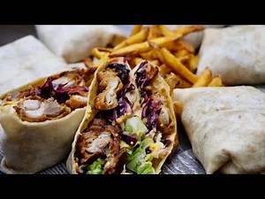 Buffalo Chicken Wrap I Spicy Chicken Wrap 🌶