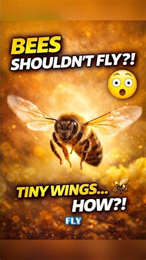 How Do Bees Fly With Tiny Wings?! 😳🐝