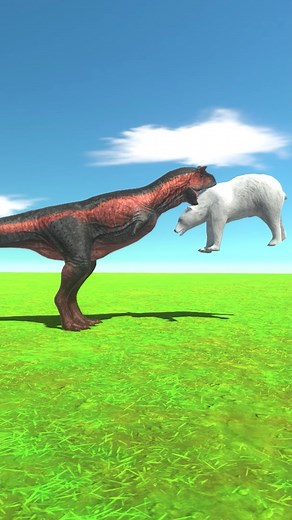 14K views · 33 reactions | OMG! Carnotaurus vs Polar Bear | The Burner Guy | Facebook