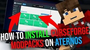 How to Install Curseforge modpacks on Aternos (2025)