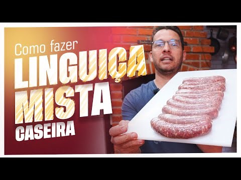 🔥 Linguiça Mista Caseira - A mais suculenta do planeta 🌍