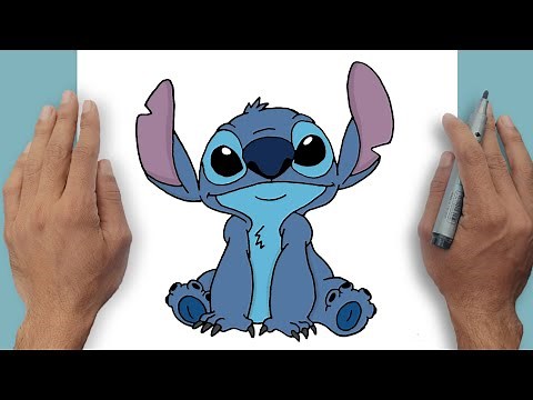 How to Draw Stitch Easy | Lilo and Stitch