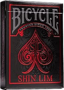Bicycle Shin Lim Magic Special Edition Playing Cards, 1 Deck , Black
