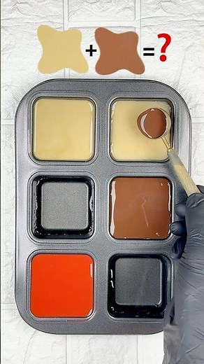 Three of the hottest colors 😳🔥☀️ #colorlovers #colormixingmagic #lovethecolors #colors #shorts