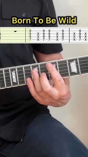 2.2K views · 166 reactions | Born To Be Wild Guitar >250 PDF Tabs patreon.com/1jour1riff #guitartabs #guitarcover #LearnGuitar #coursdeguitare #guitarstagram #guitarsolo #fypシ | Skid Vyk | Facebook