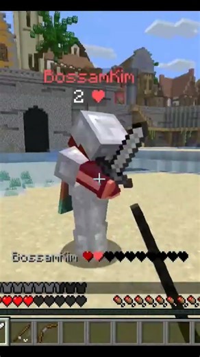 I Destroyed This Guy In a Duel #minecraft #shorts